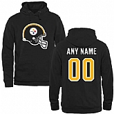 Men Cincinnati Bengals Customized Name x26 Number Helmet Pullover Black Hoodie,baseball caps,new era cap wholesale,wholesale hats